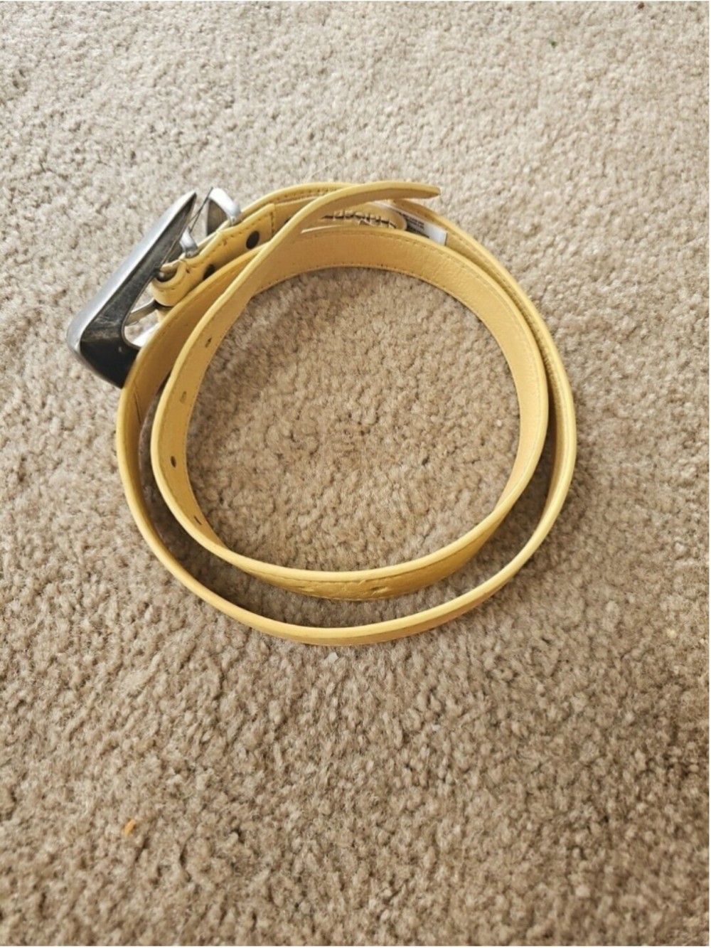 Free People Women's Billie Leather Belt in Honey Size Small/Medium NEW - Picture 7 of 8